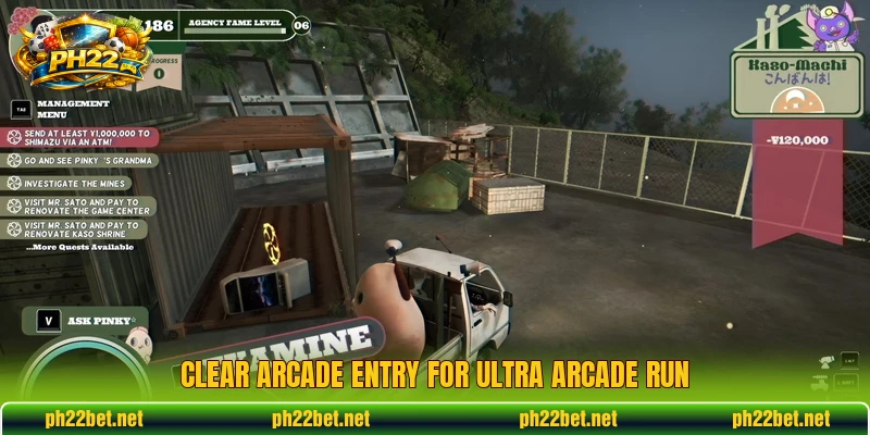 Clear arcade entry for Ultra Arcade Run