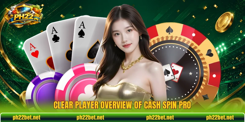 Clear player overview of Cash Spin Pro