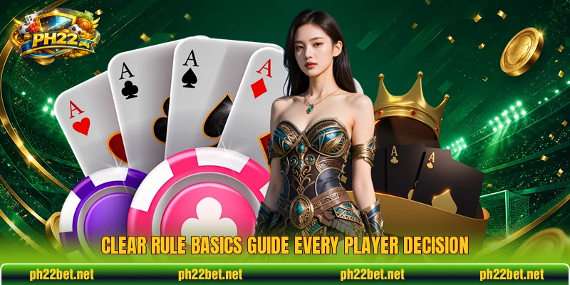 Clear rule basics guide every player decision