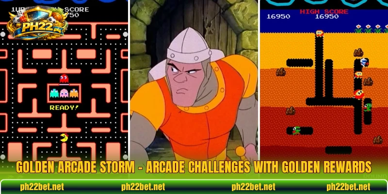 Golden Arcade Storm – Arcade Challenges With Golden Rewards