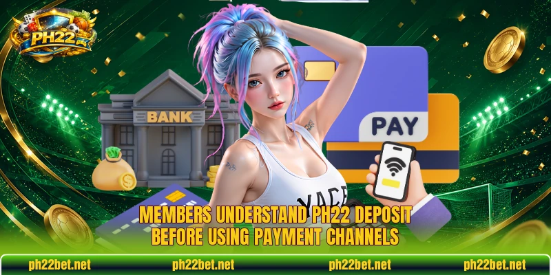 Members understand PH22 deposit before using payment channels Members understand PH22 deposit before using payment channels