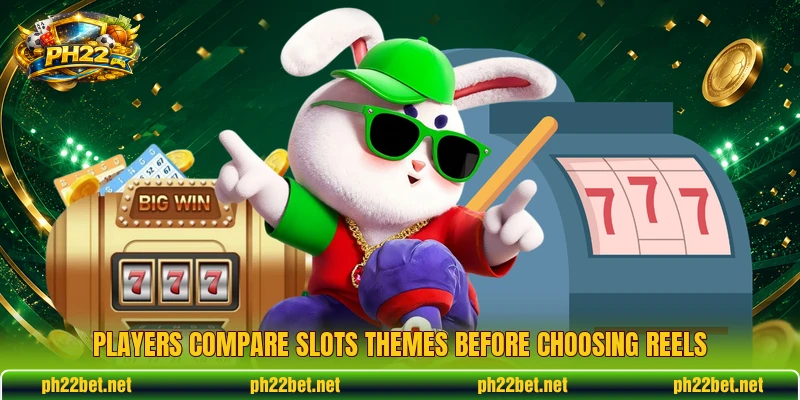 Players compare slots themes before choosing reels Players compare slots themes before choosing reels
