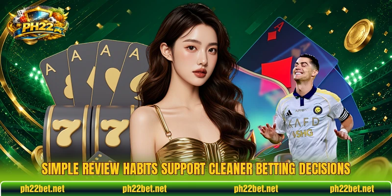 Simple review habits support cleaner betting decisions Simple review habits support cleaner betting decisions
