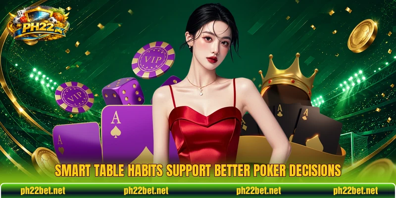 Smart table habits support better poker decisions Smart table habits support better poker decisions
