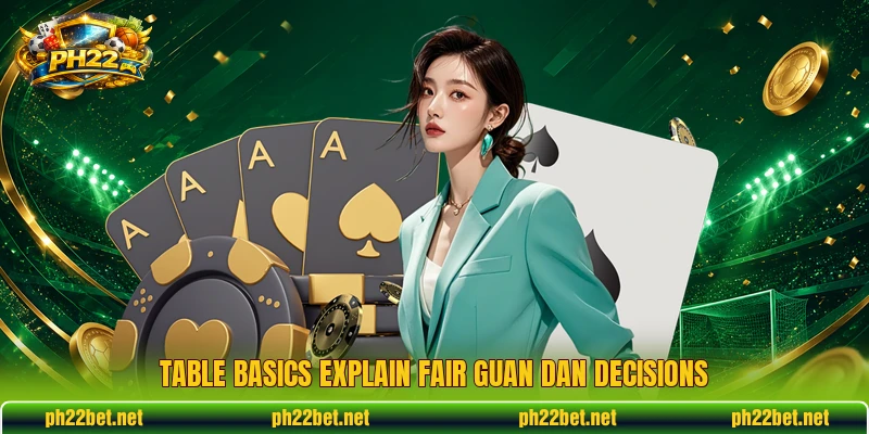 Table basics explain fair Guan Dan decisions Table basics explain fair Guan Dan decisions